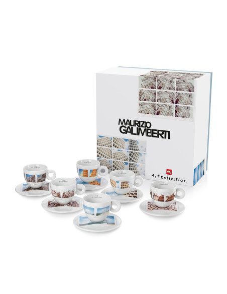 Illy Set Tazze Cappuccino Art Collection Maurizio Galimberti