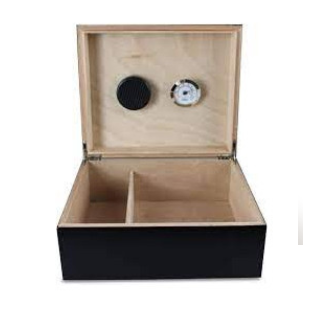 humidor case 20 nero