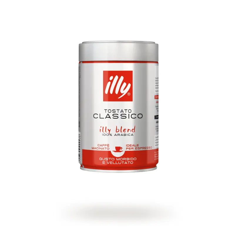 Caffè macinato espresso tostato classico Illy 250 g