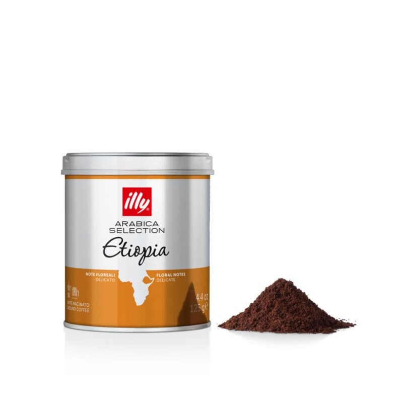 Caffè macinato moka Arabica Selection Etiopia Illy 125 g