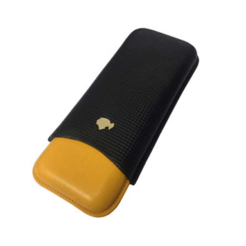 cohiba portasigari nero e giallo