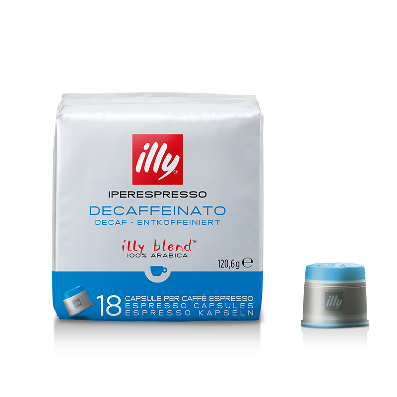 Capsule Iperespresso Illy Decaffeinato – Confezione da 108 capsule per espresso cremoso senza caffeina