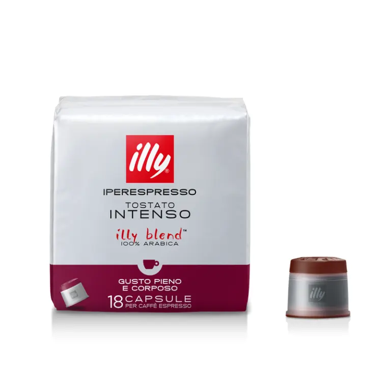 6 Confezioni da 18 Capsule Iperespresso Illy Tostato Intenso
