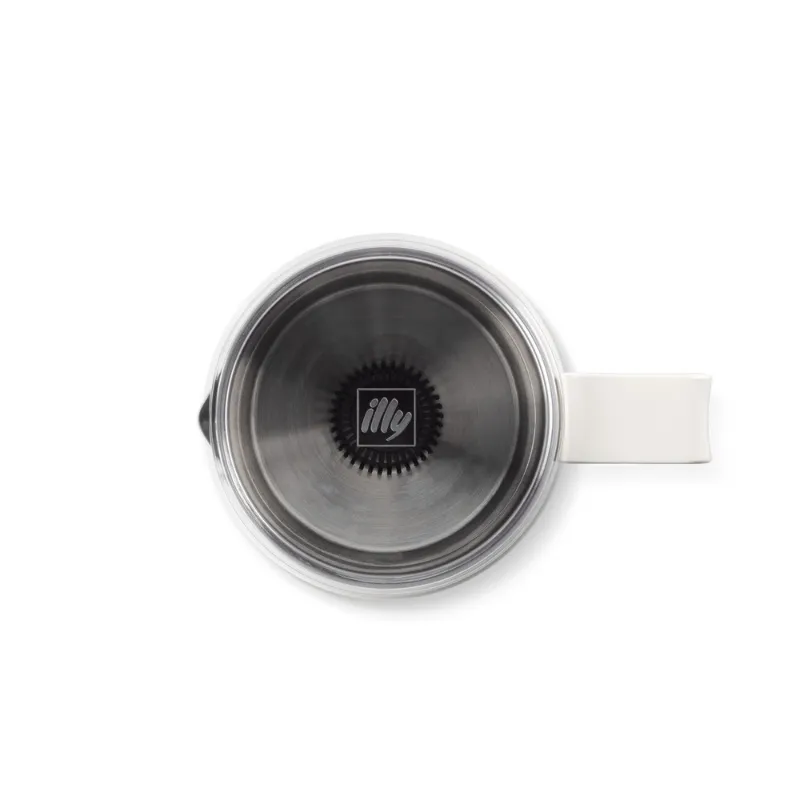 Montalatte elettrico illy Milk Frother in acciaio inox con comandi touch