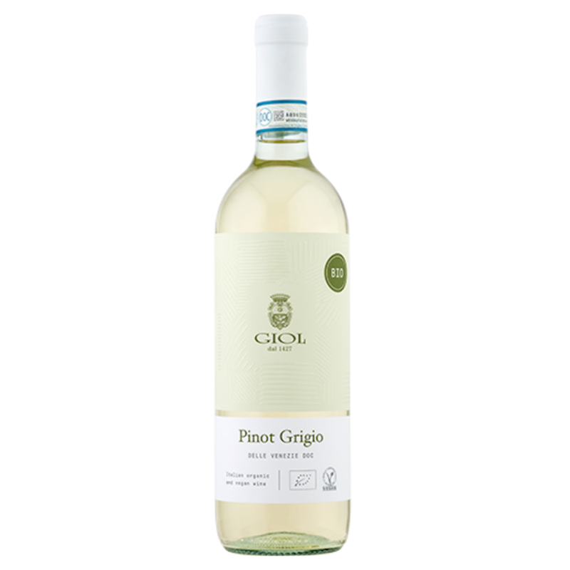 Giol Pinot Grigio DOC Delle Venezie Bio Vegan 750 ml vino bianco biologico italiano