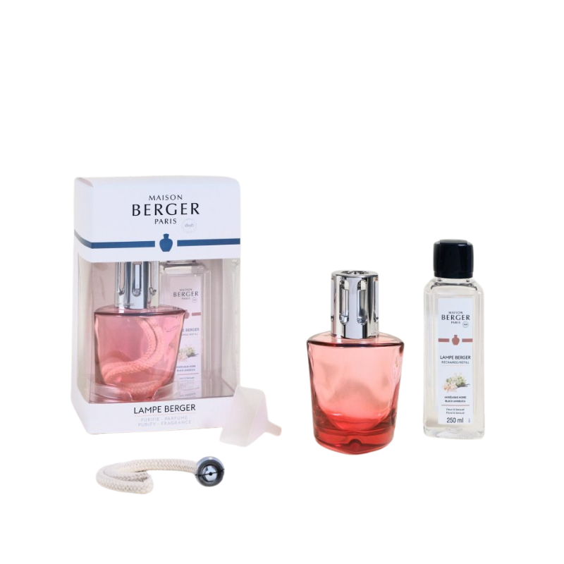 Lampe Berger Terra Maison Berger – Lampada Catalitica in vetro rosso con profumo incluso