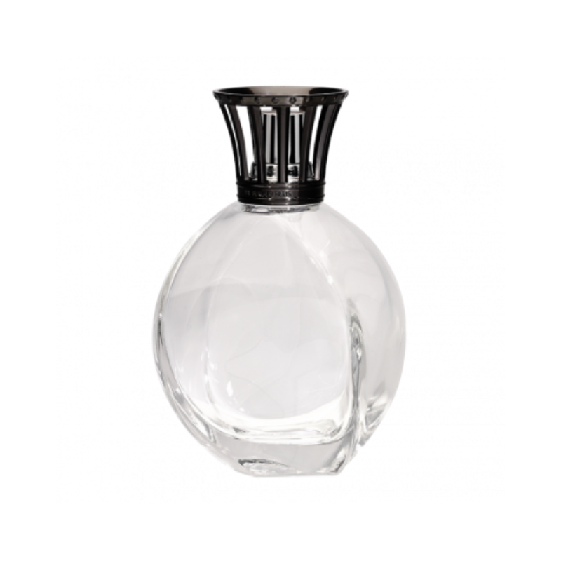 Lampe Berger Tocade – Lampada catalitica Maison Berger in vetro trasparente da 430 ml con design femminile