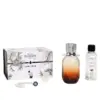 Lampe Berger Evanescence Fulvo Serge Rusak in vetro cesellato con ricarica Cuir Mystique