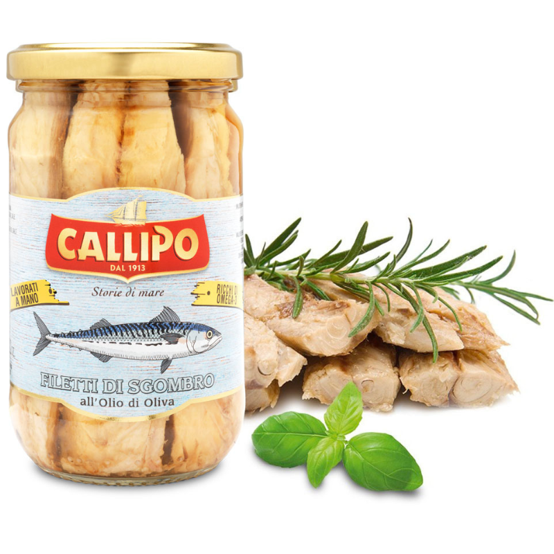 Filetti di sgombro Callipo all’olio di oliva