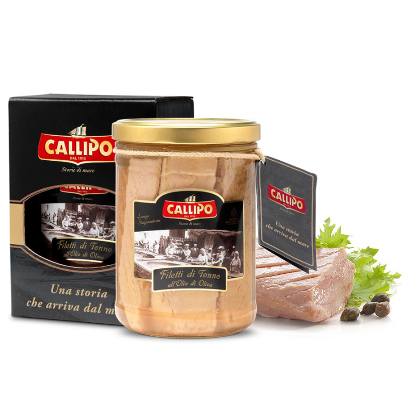 Filetto di tonno Riserva Centenario Callipo in olio di oliva
