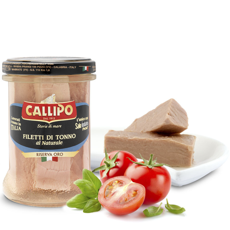 Filetto di Tonno al Naturale Riserva Oro Callipo 200 g