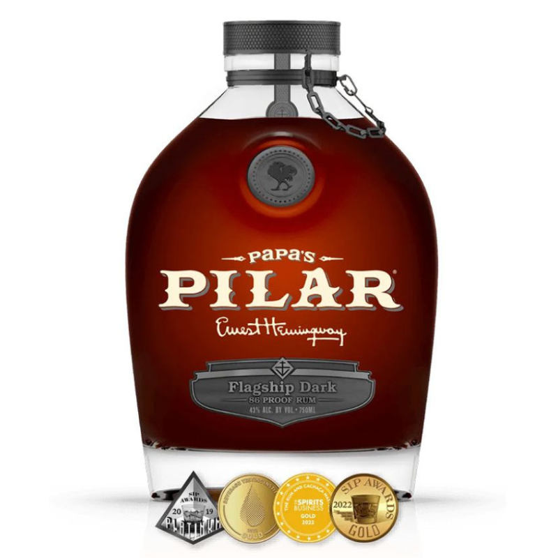 Papa’s Pilar Dark Rum bottiglia