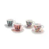 Set 4 tazze cappuccino Illy Art Collection Sol Calero