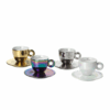 set di 4 tazze da cappuccino – illy art collection john armleder
