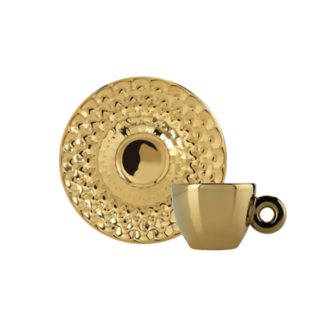 set di 4 tazze da cappuccino – illy art collection john armleder