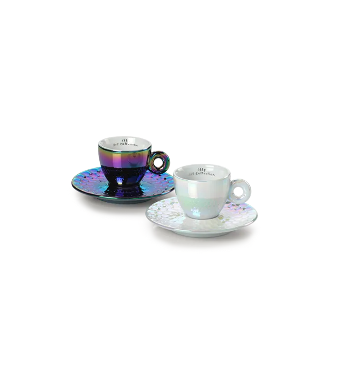 SET DI 2 TAZZINE DA ESPRESSO – ILLY ART COLLECTION JOHN ARMLEDER