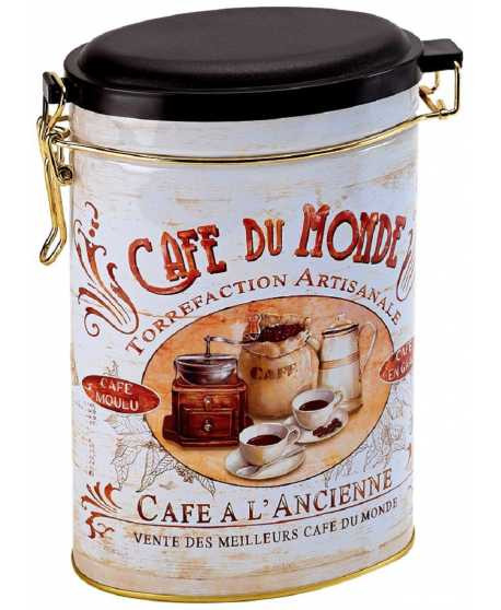 Scatola di latta ovale