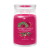 Sparkling winterberry signature candela grande