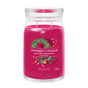 Sparkling winterberry signature candela grande