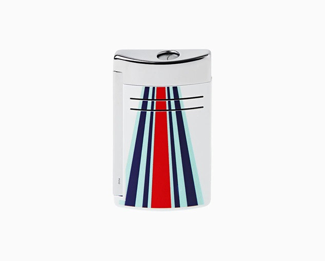 Accendino Maxijet 24 H du Mans bianco/cromato S.T. Dupoint