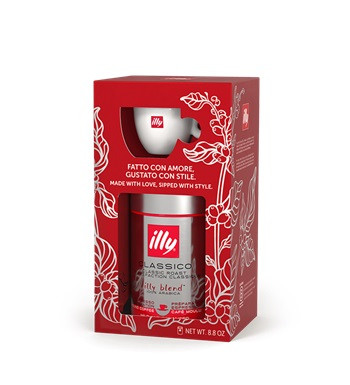 Confezione regalo caffè e tazzina da espresso illy