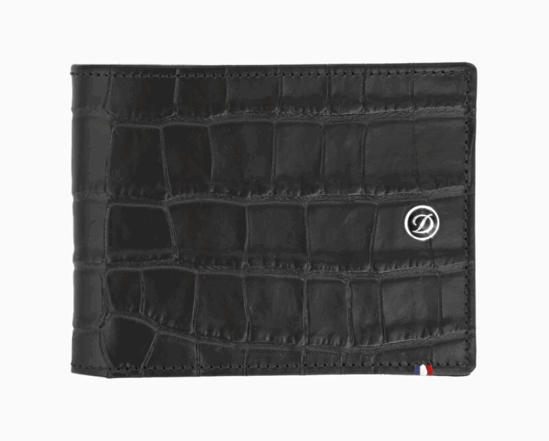 Portafoglio Line-D Croco Black