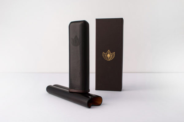 Portasigari Lungo per 2 Sigari