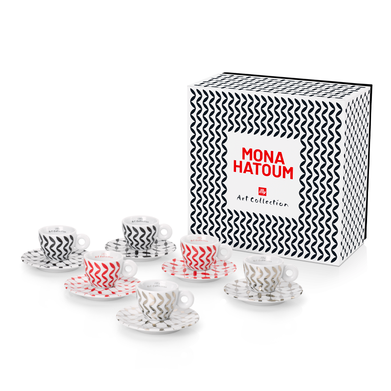 Set 6 Tazzine Caffè Art Collection Mona Hatoum