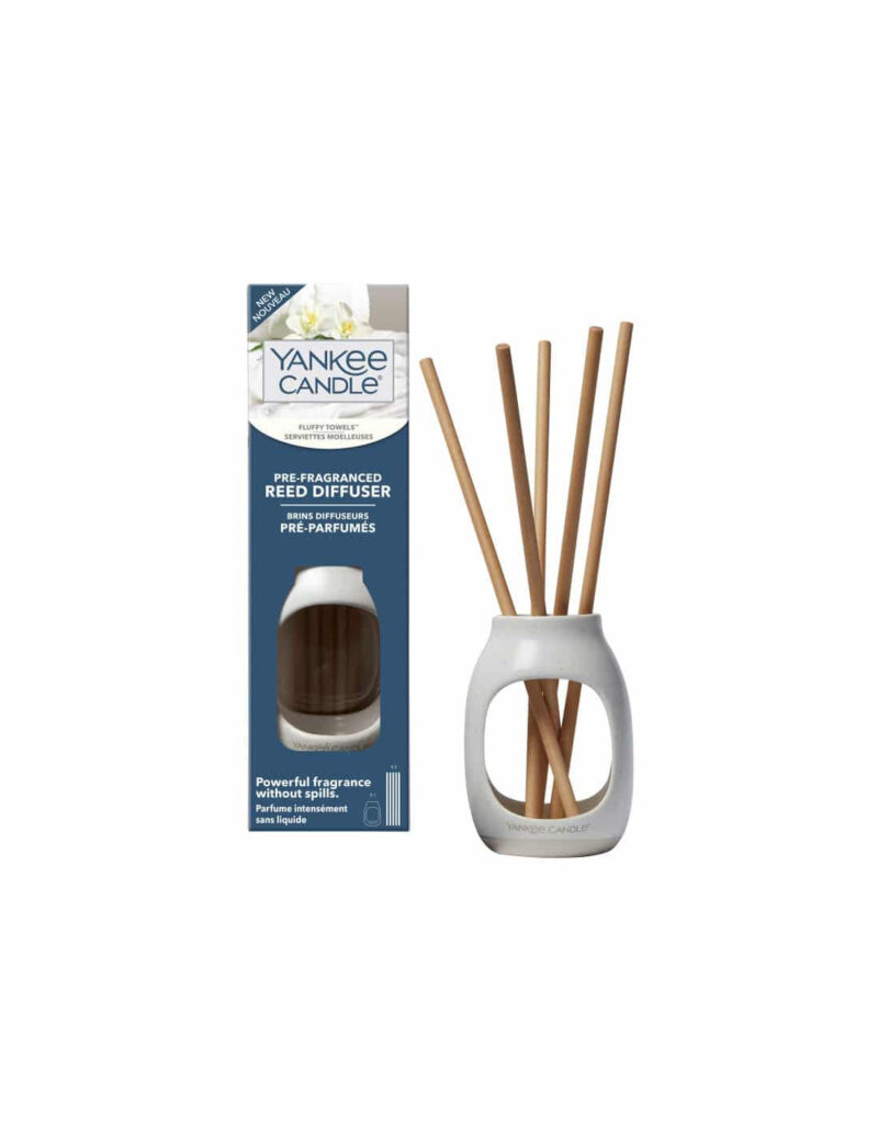 Pre-Fragragranced Reed Diffuser Earthenware Fluffy Towels
