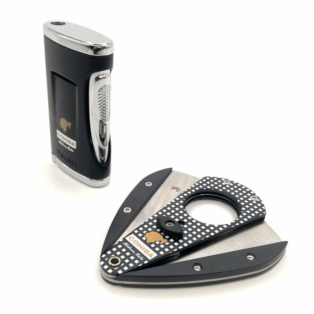 Cohiba Behike - set accendino e taglia sigari XIKAR - immagine 2