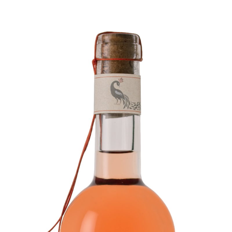 Dettaglio tappo Pinot Grigio Ramoro Rosé Lunaria colore ramato