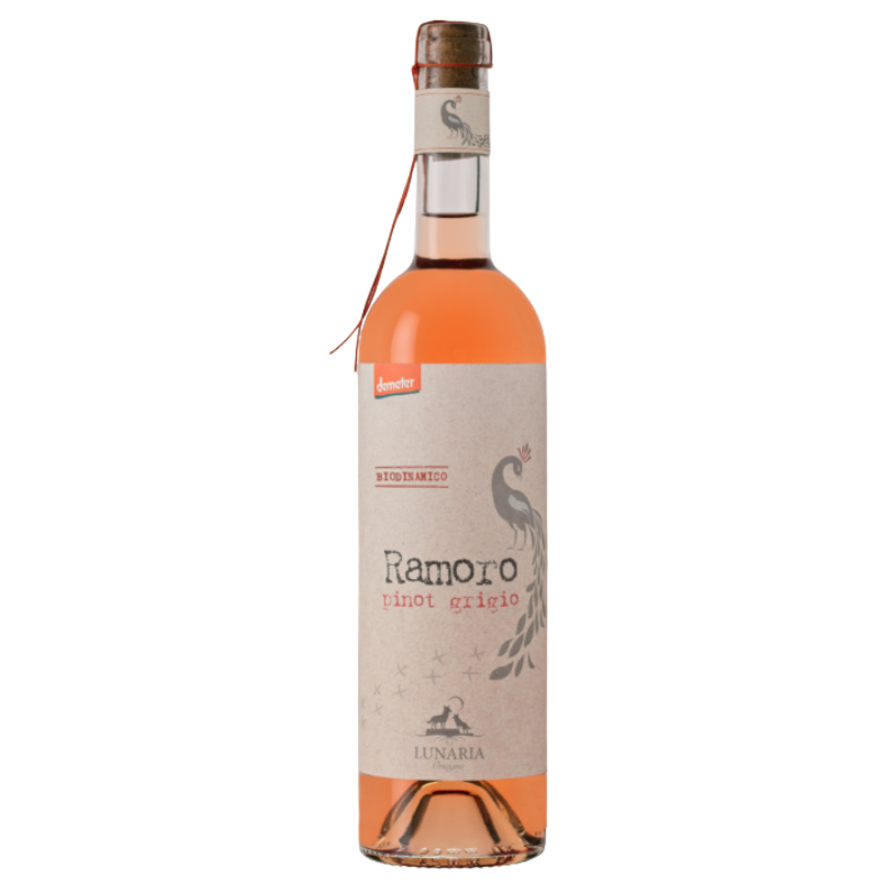 Pinot Grigio Ramoro Rosé Cantina Lunaria biodinamico certificato Demeter