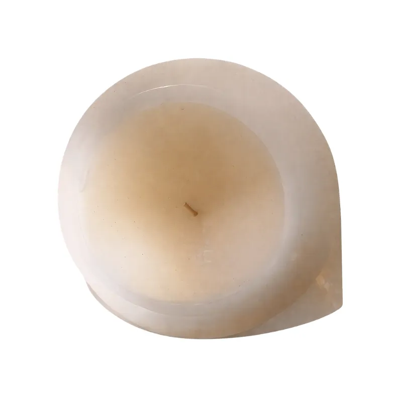 Candela cilindrica inclinata grande senza confezione