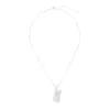 S.T. Dupont Collana Accendino Testa di Diamante Argento