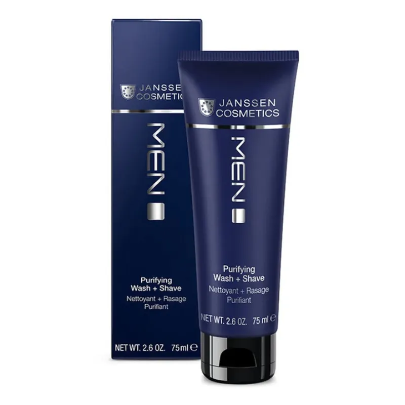 Purifying Wash Shave 75 ml detergente uomo e crema rasatura
