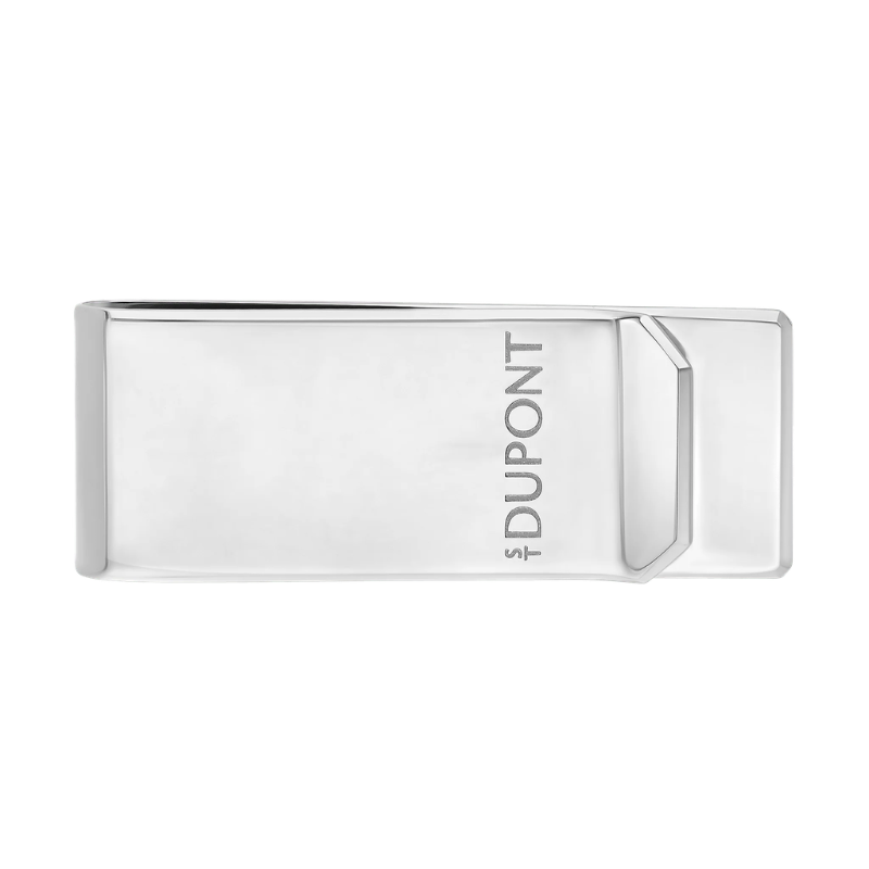S.T. Dupont fermasoldi cromo argento elegante