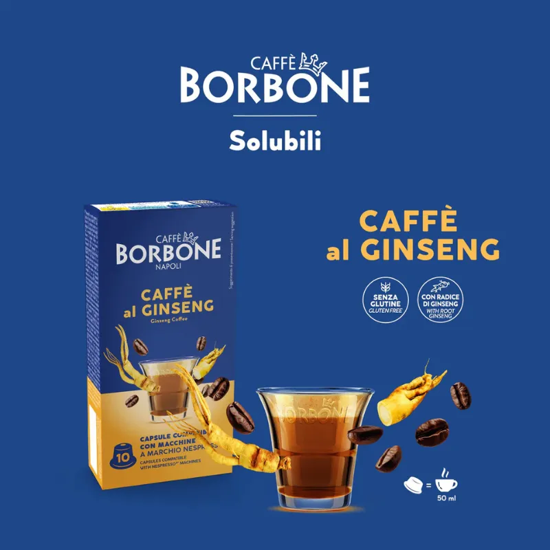 Bevanda calda Caffè Borbone Ginseng